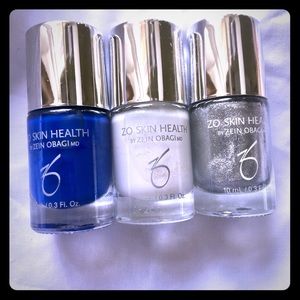 3 ZO Skin Health nail polishes